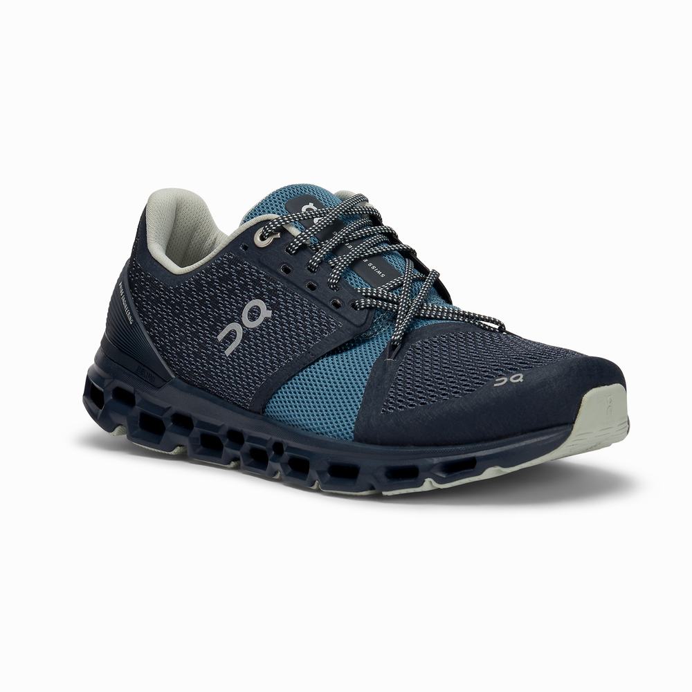 On Cloudstratus Road Loopschoenen Dames Donkerblauw | 785634ATU