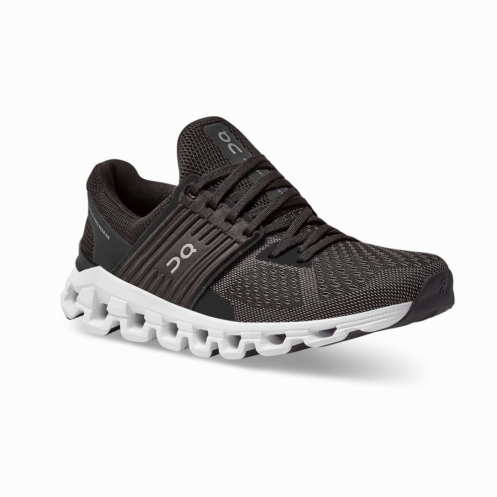 On Cloudswift Road Loopschoenen Dames Zwart | 170268SNK