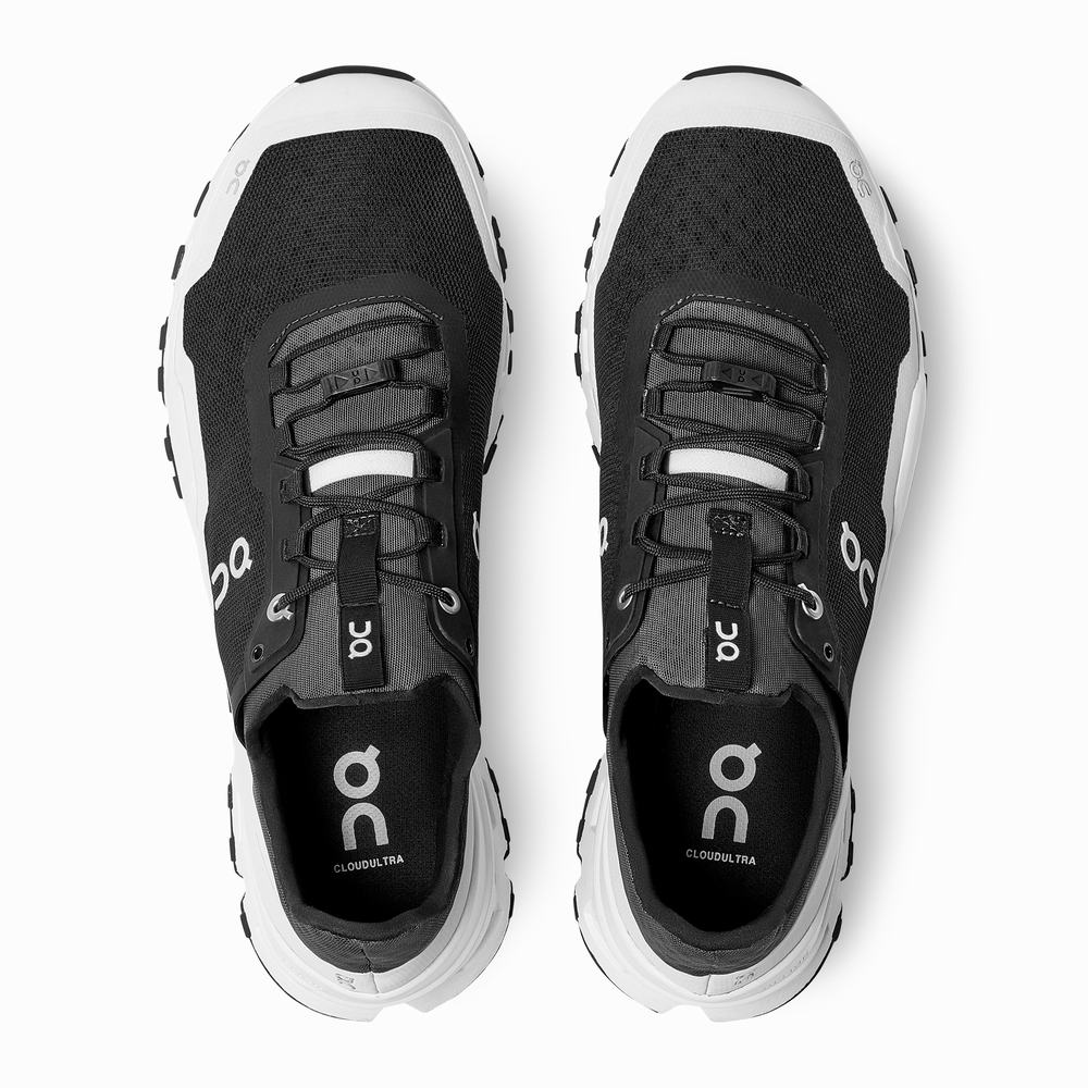 On Cloudultra Trailrunning Schoenen Heren Zwart Wit | 149286HRE