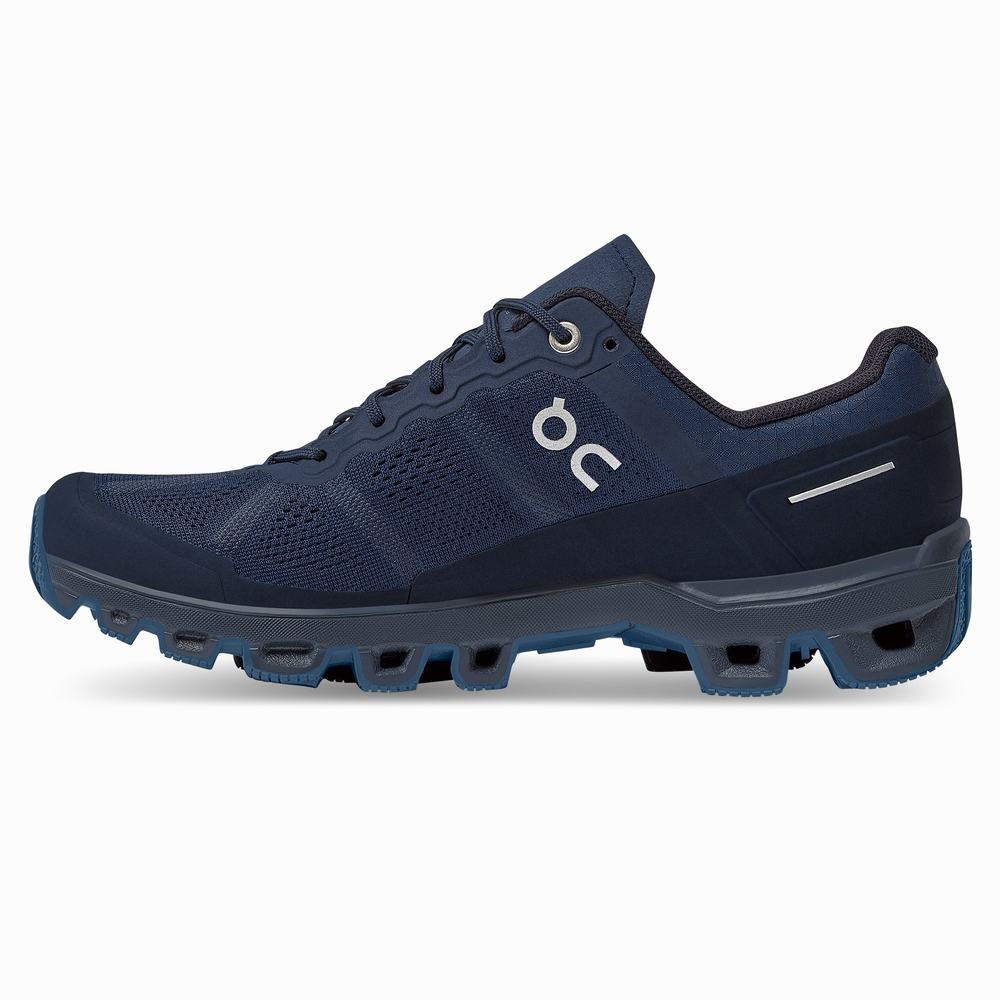 On Cloudventure Trailrunning Schoenen Dames Donkerblauw | 753681MCZ