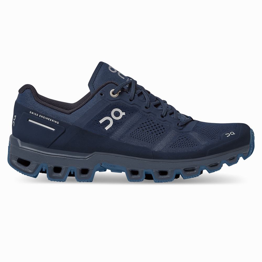 On Cloudventure Trailrunning Schoenen Dames Donkerblauw | 753681MCZ