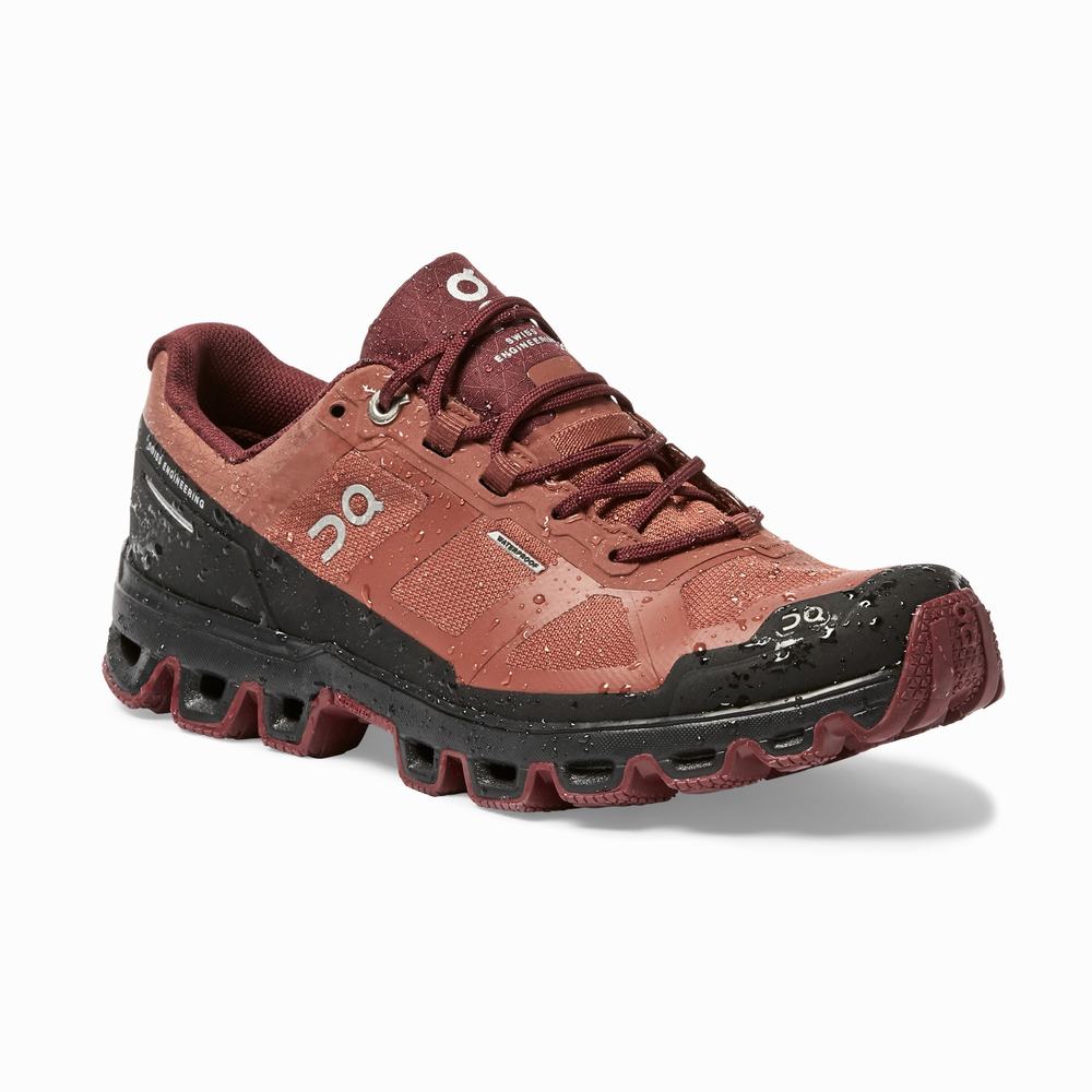 On Cloudventure Waterproof Trailrunning Schoenen Dames Bruin Roze | 305926SEV