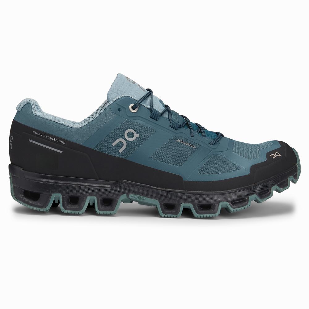 On Cloudventure Waterproof Trailrunning Schoenen Heren Lichtblauw | 763125NOP