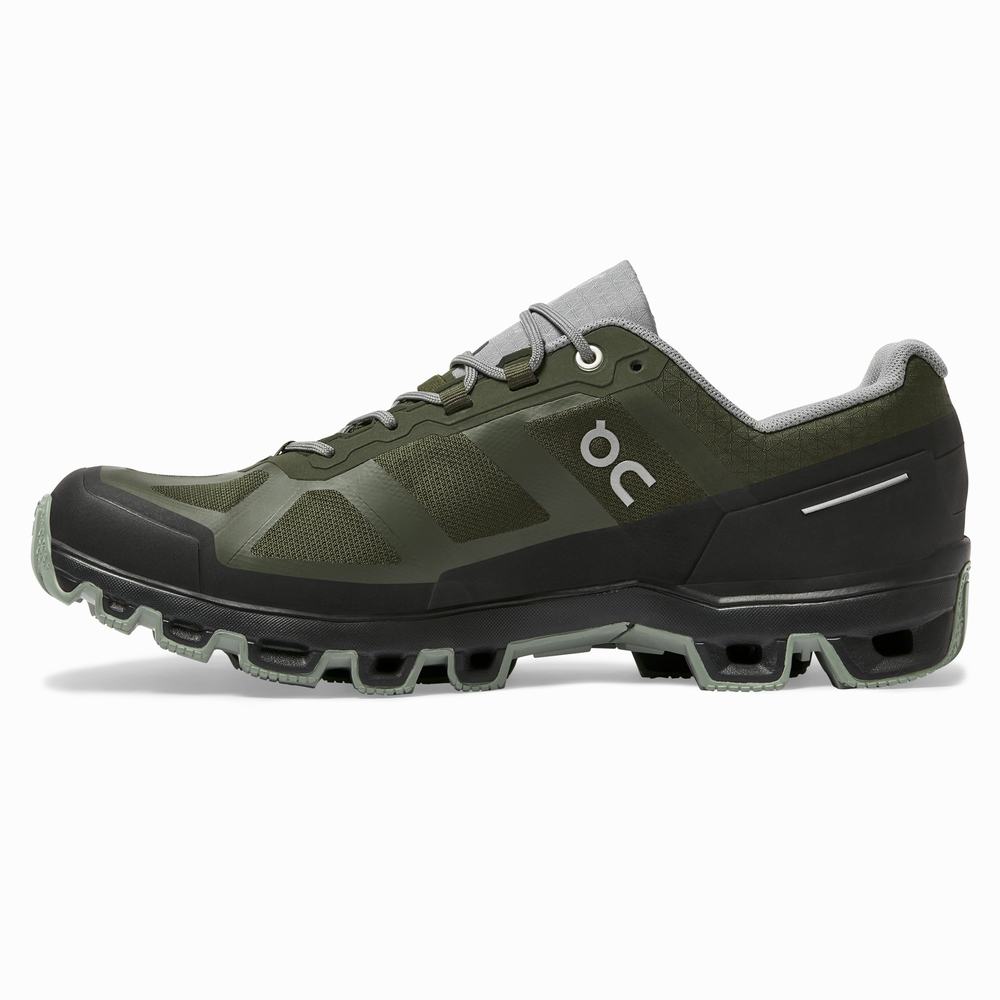 On Cloudventure Waterproof Trailrunning Schoenen Heren Groen | 834205CRM