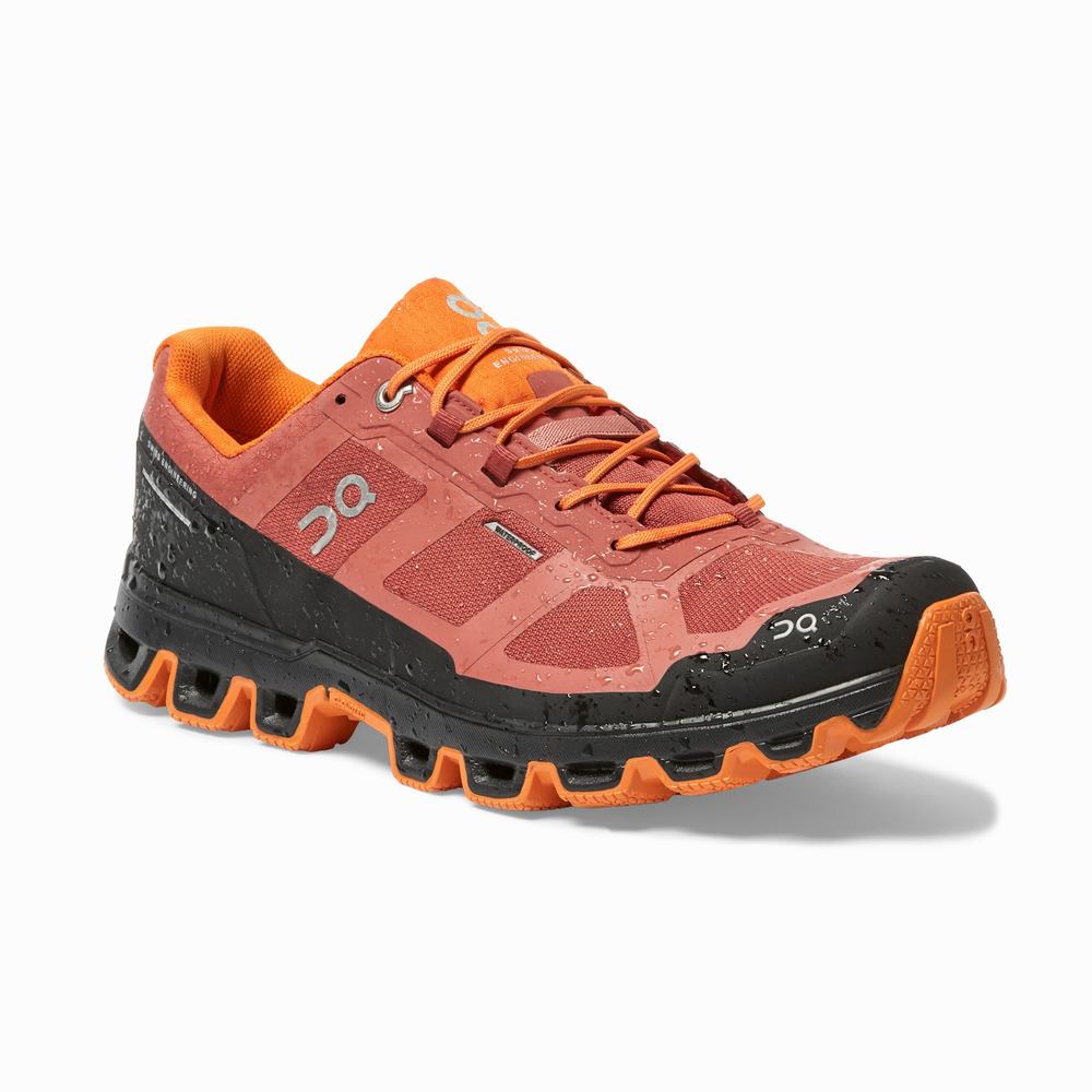 On Cloudventure Waterproof Trailrunning Schoenen Heren Rood Oranje | 072189QEP