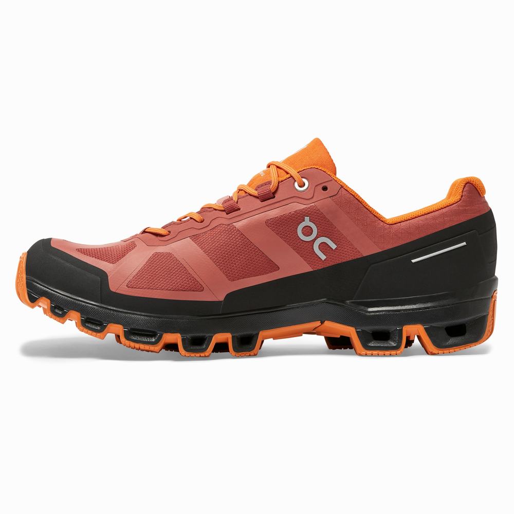 On Cloudventure Waterproof Trailrunning Schoenen Heren Rood Oranje | 072189QEP