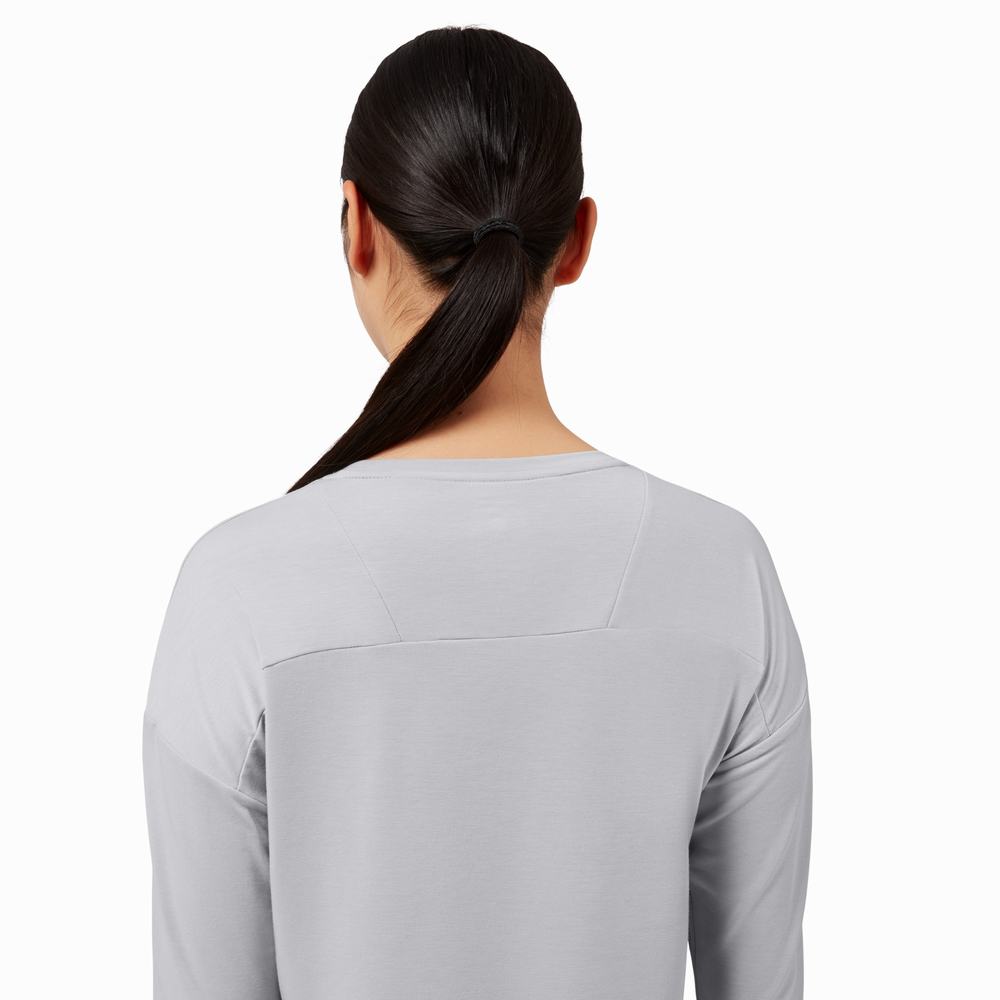 On Comfort T-shirts Dames Grijs | 138924RTW