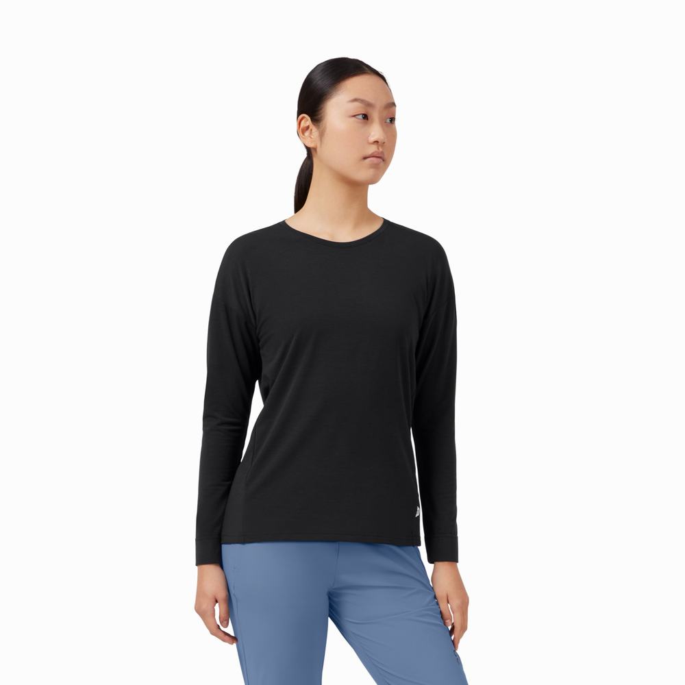 On Comfort T-shirts Dames Zwart | 814953JMK