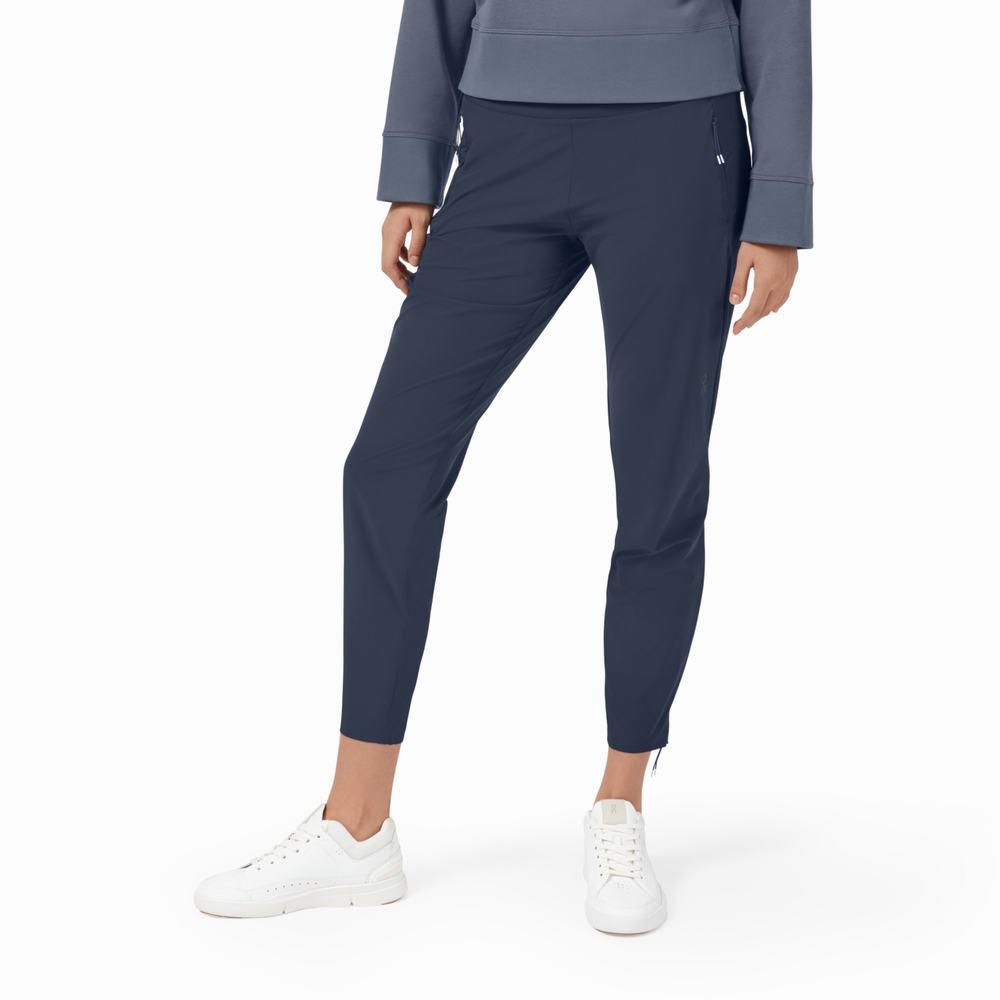 On Lightweight Hardloopbroeken Dames Donkerblauw | 610489DVA