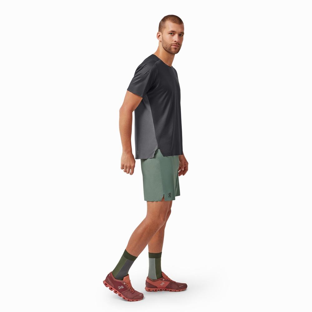 On Lightweight Hardloopshorts Heren Olijfgroen | 683192WXF