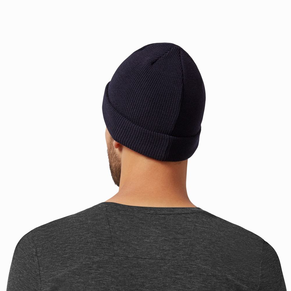 On Merino Beanie Hoeden Heren Donkerblauw | 507862KHR