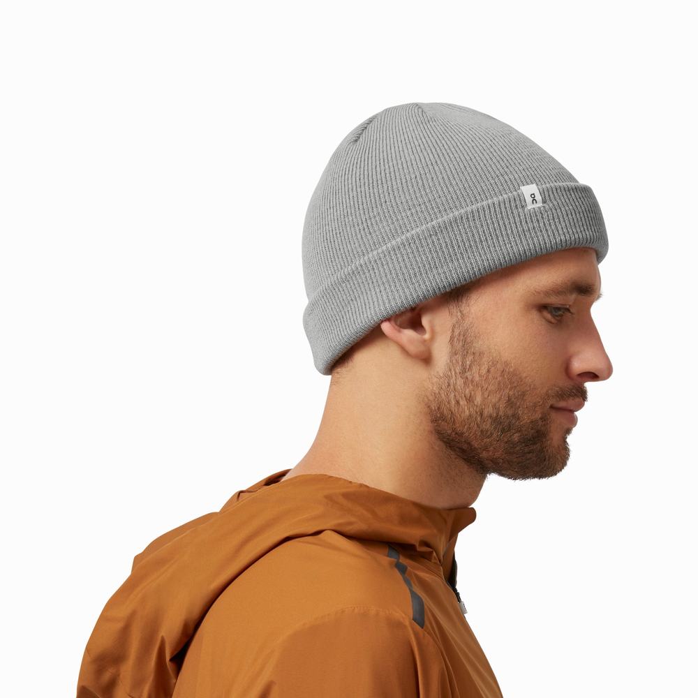 On Merino Beanie Hoeden Heren Grijs | 763901HLU