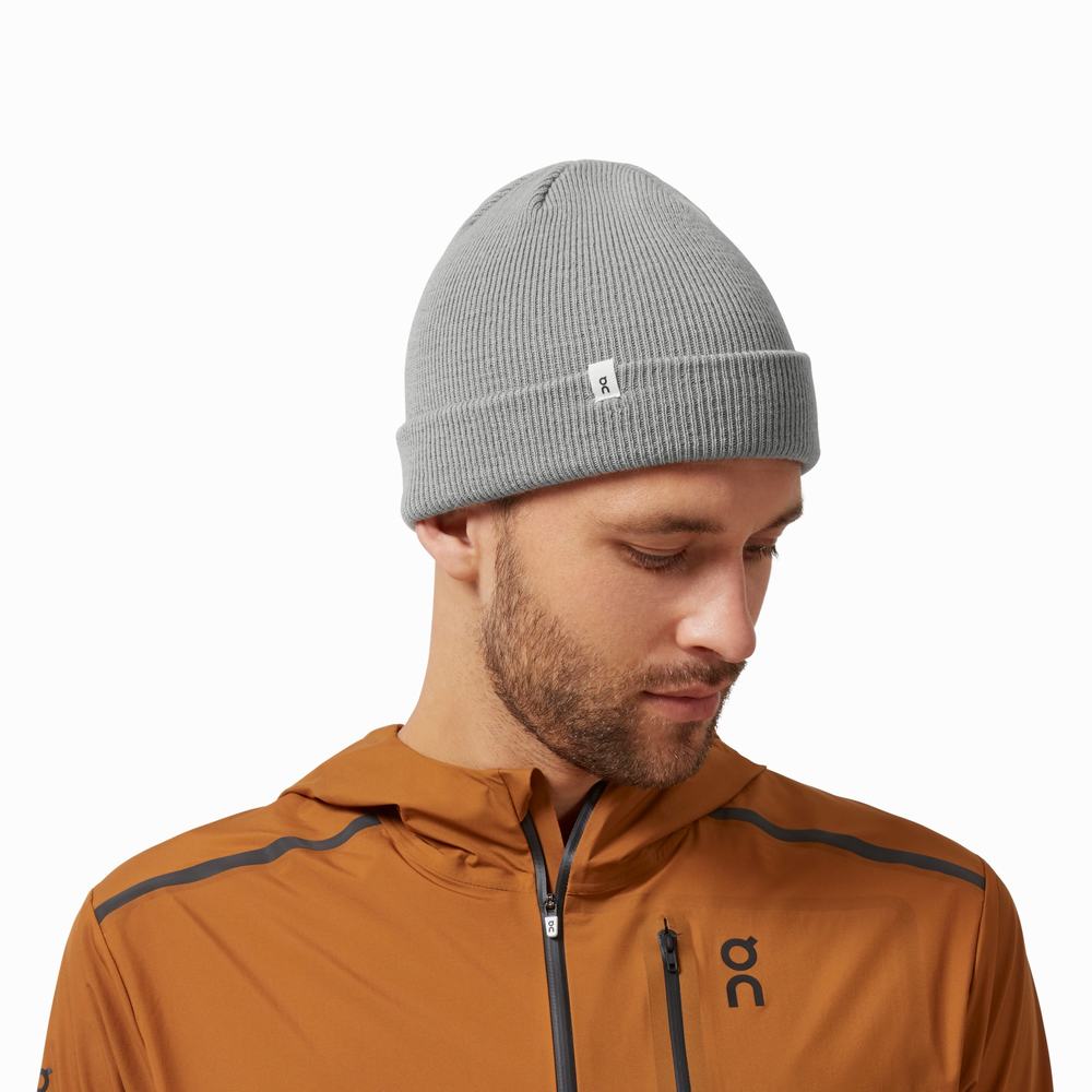 On Merino Beanie Hoeden Heren Grijs | 763901HLU