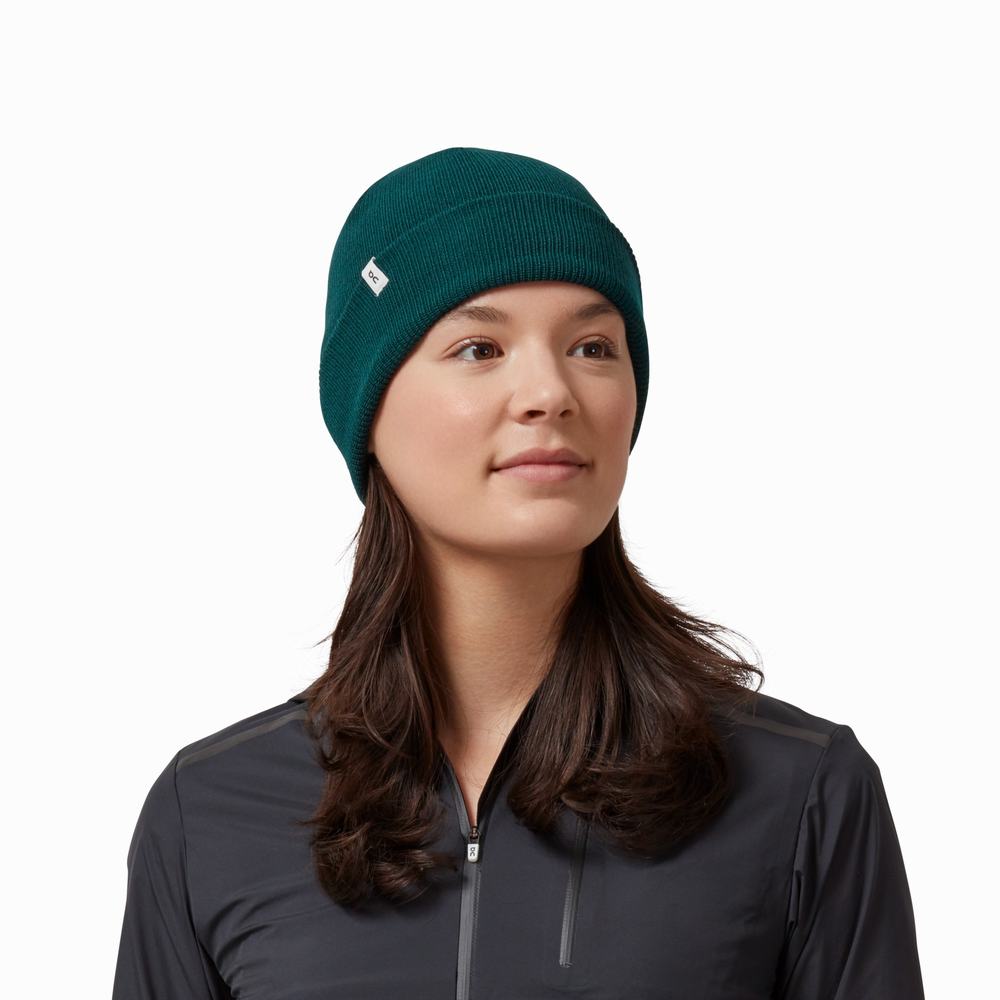 On Merino Beanie Hoeden Heren Groen | 782935MIC