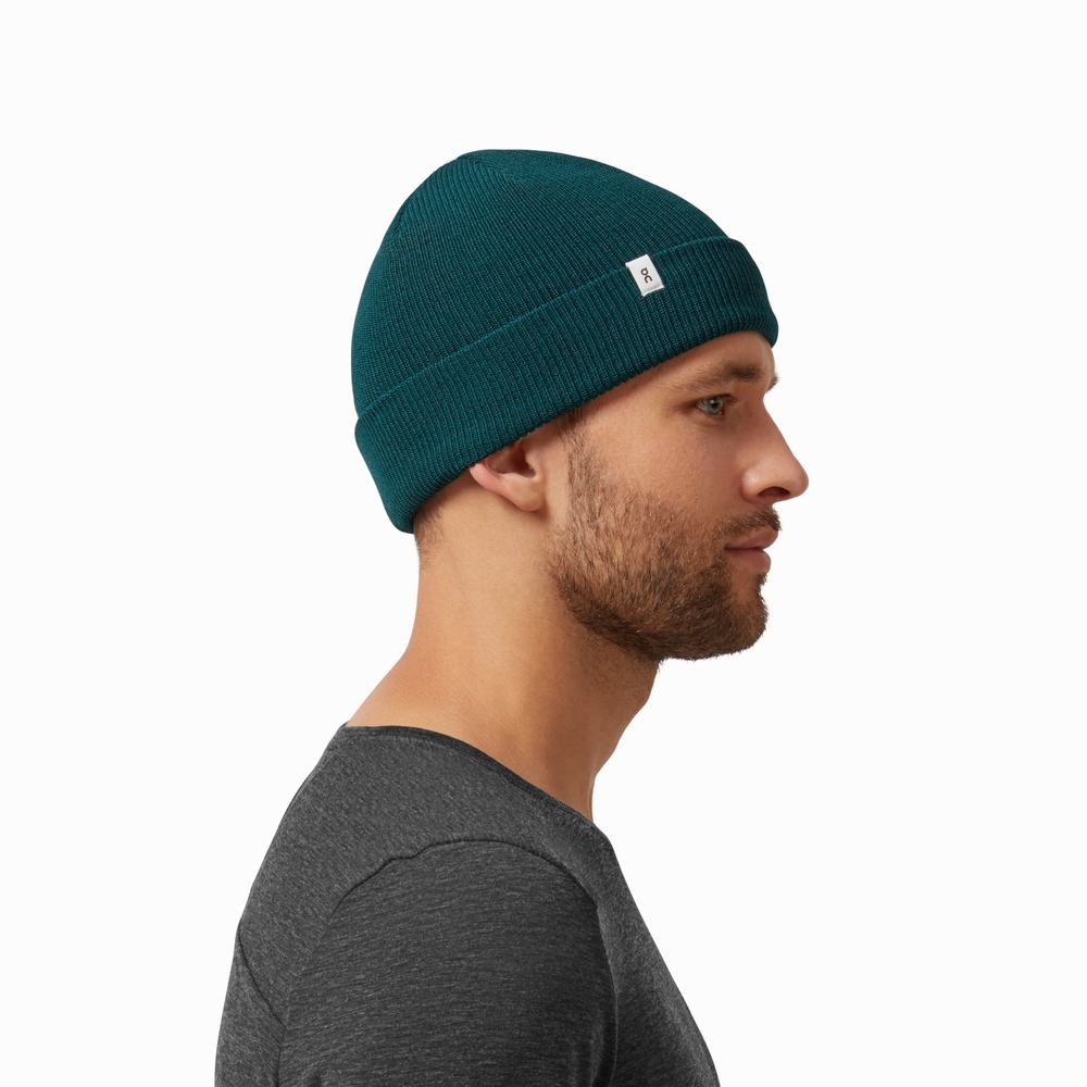 On Merino Beanie Hoeden Heren Groen | 782935MIC