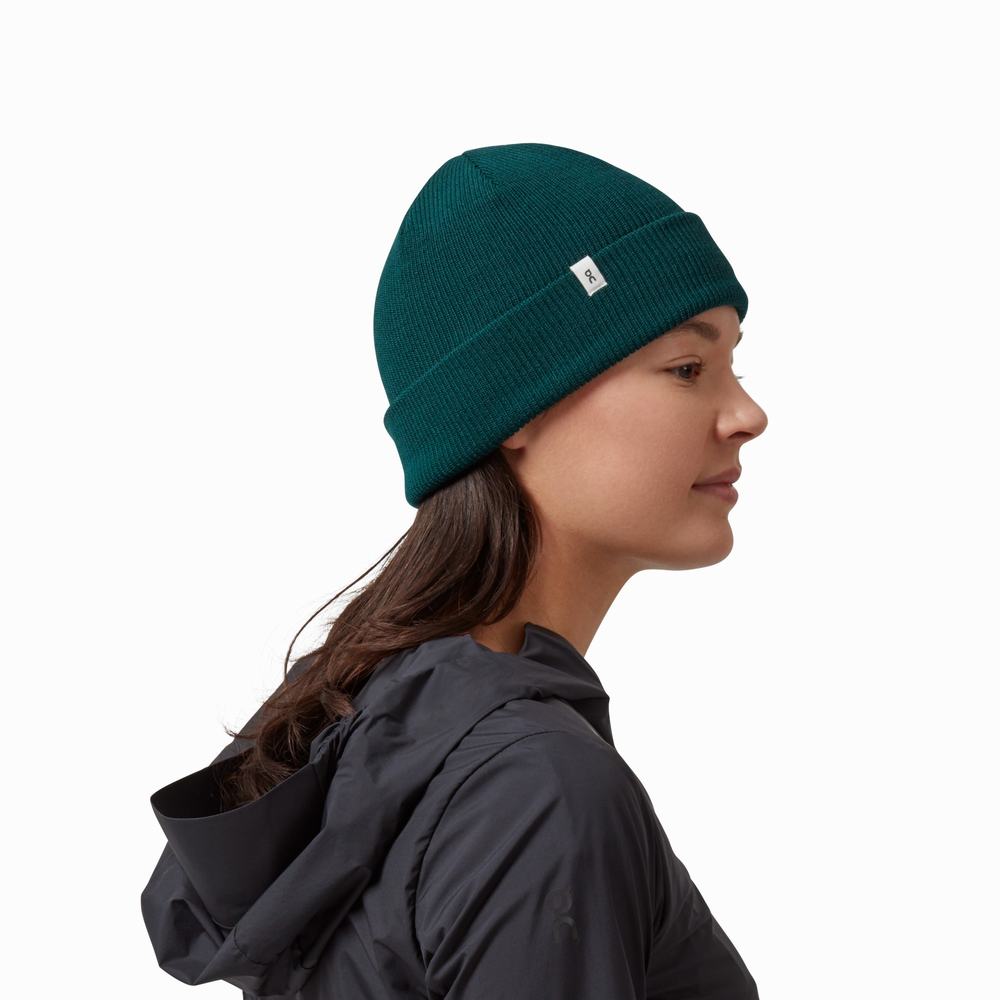 On Merino Beanie Hoeden Heren Groen | 782935MIC