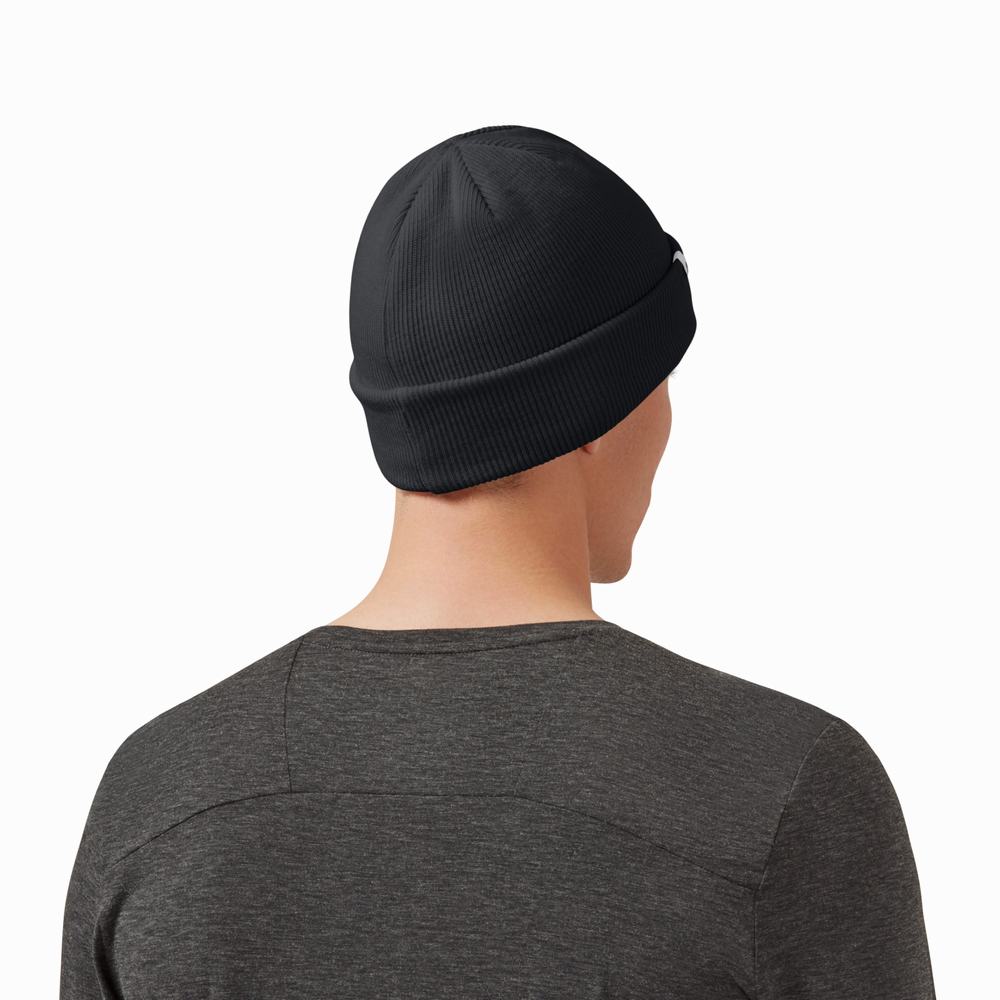 On Merino Beanie Hoeden Heren Zwart | 587196GWM