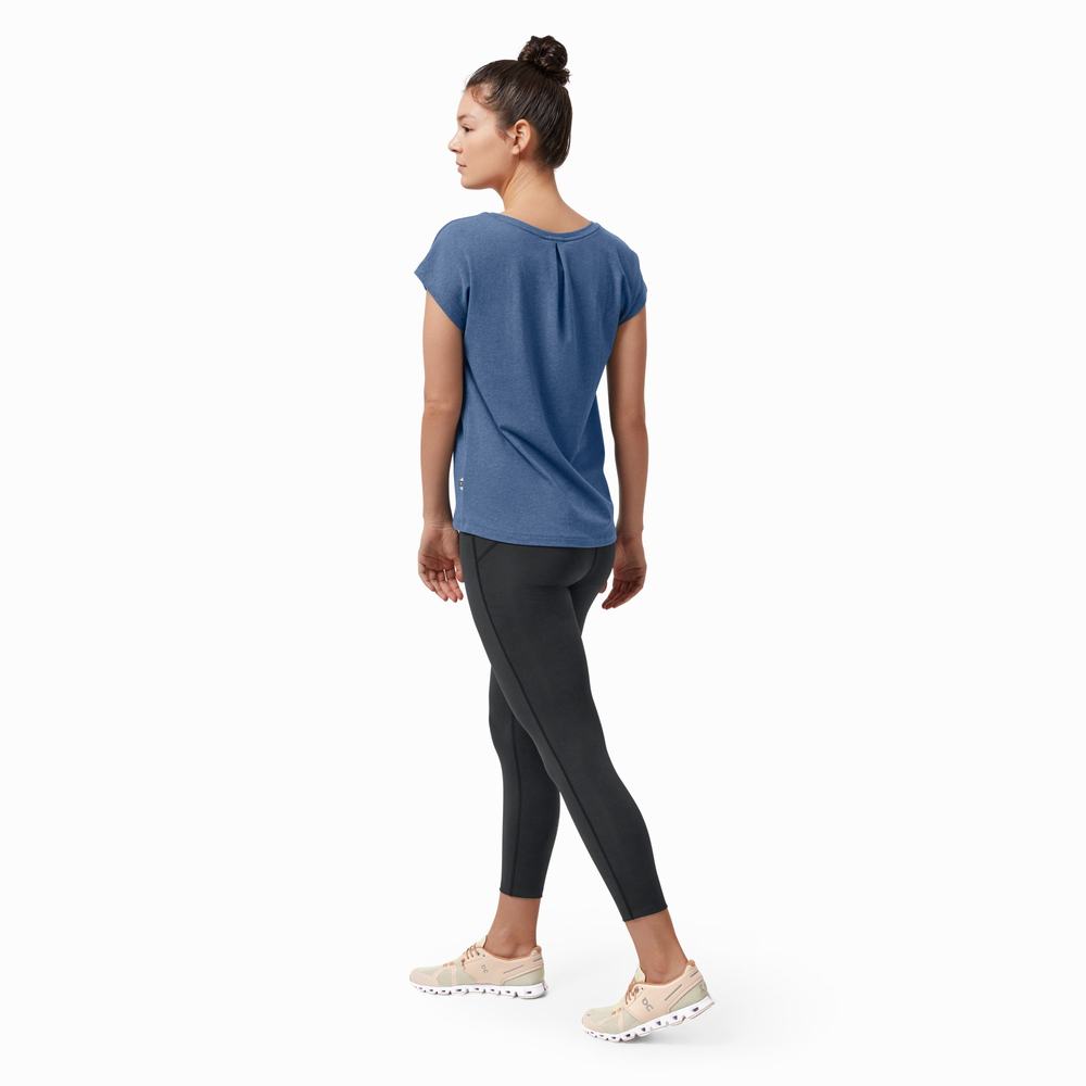 On On-T T-shirts Dames Blauw | 938162VFK