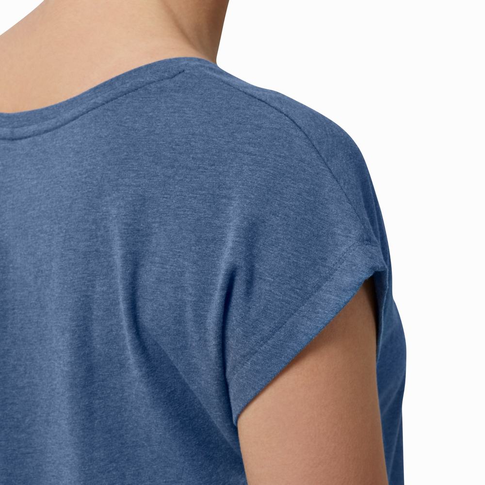 On On-T T-shirts Dames Blauw | 938162VFK