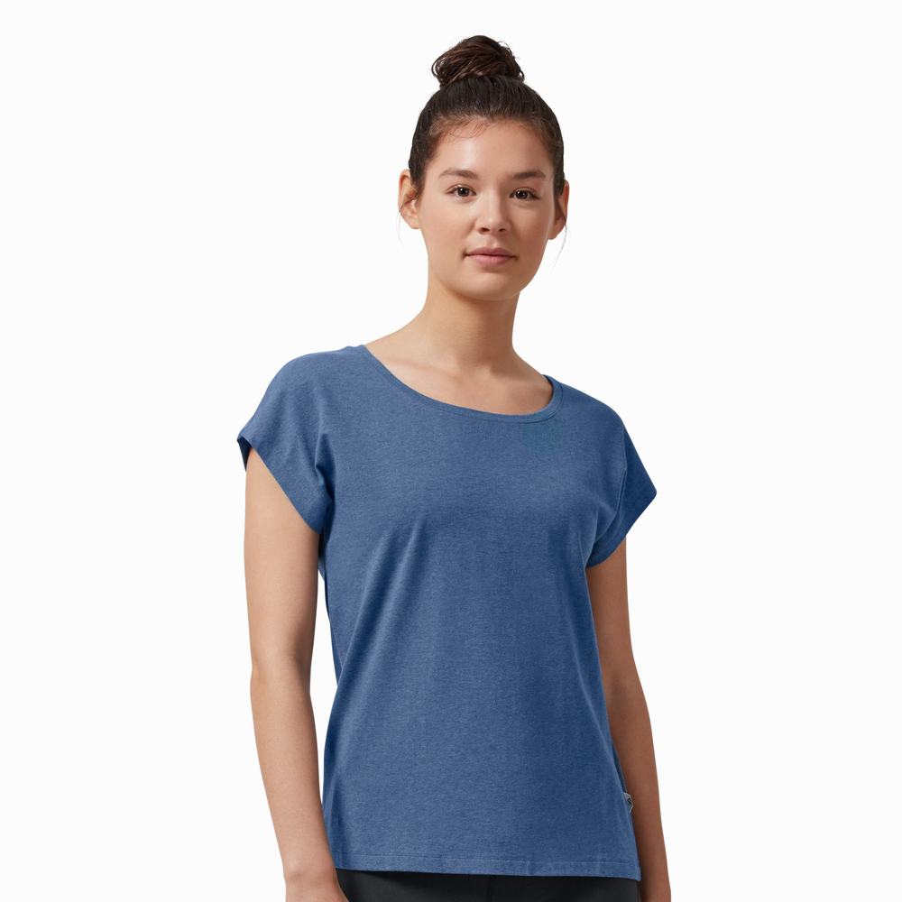 On On-T T-shirts Dames Blauw | 938162VFK