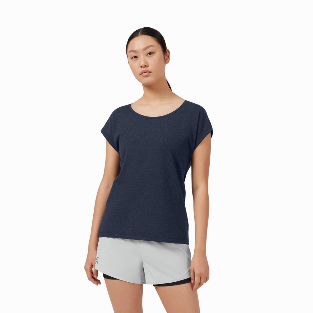 On On-T T-shirts Dames Donkerblauw | 045368ILD