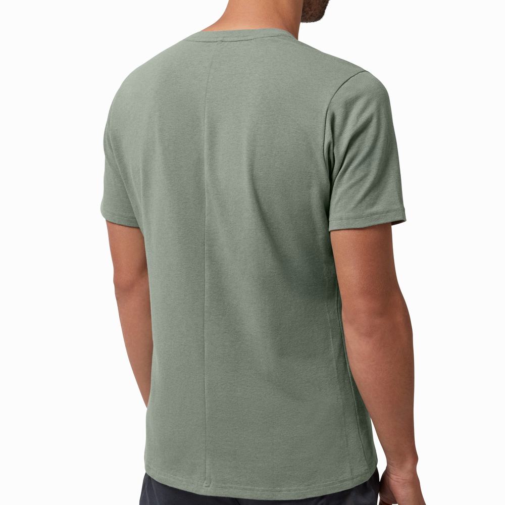 On On-T T-shirts Heren Groen | 670421CGP