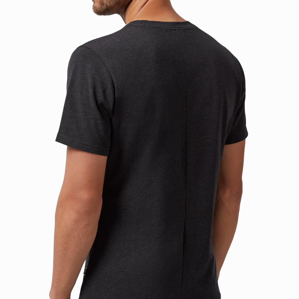 On On-T T-shirts Heren Zwart | 248369ZNC