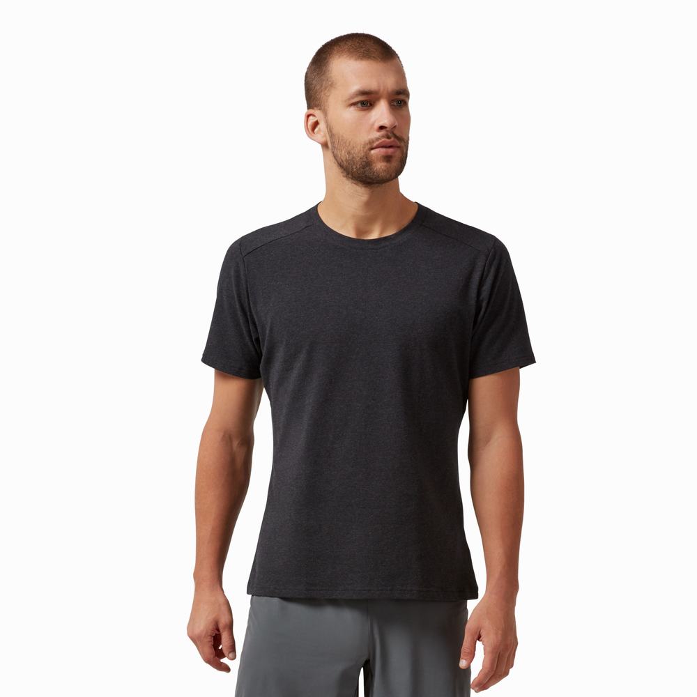 On On-T T-shirts Heren Zwart | 248369ZNC