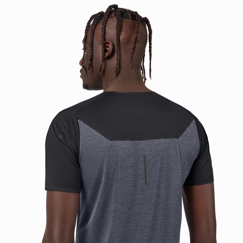 On Performance Long-T T-shirts Heren Zwart | 204859ZUR