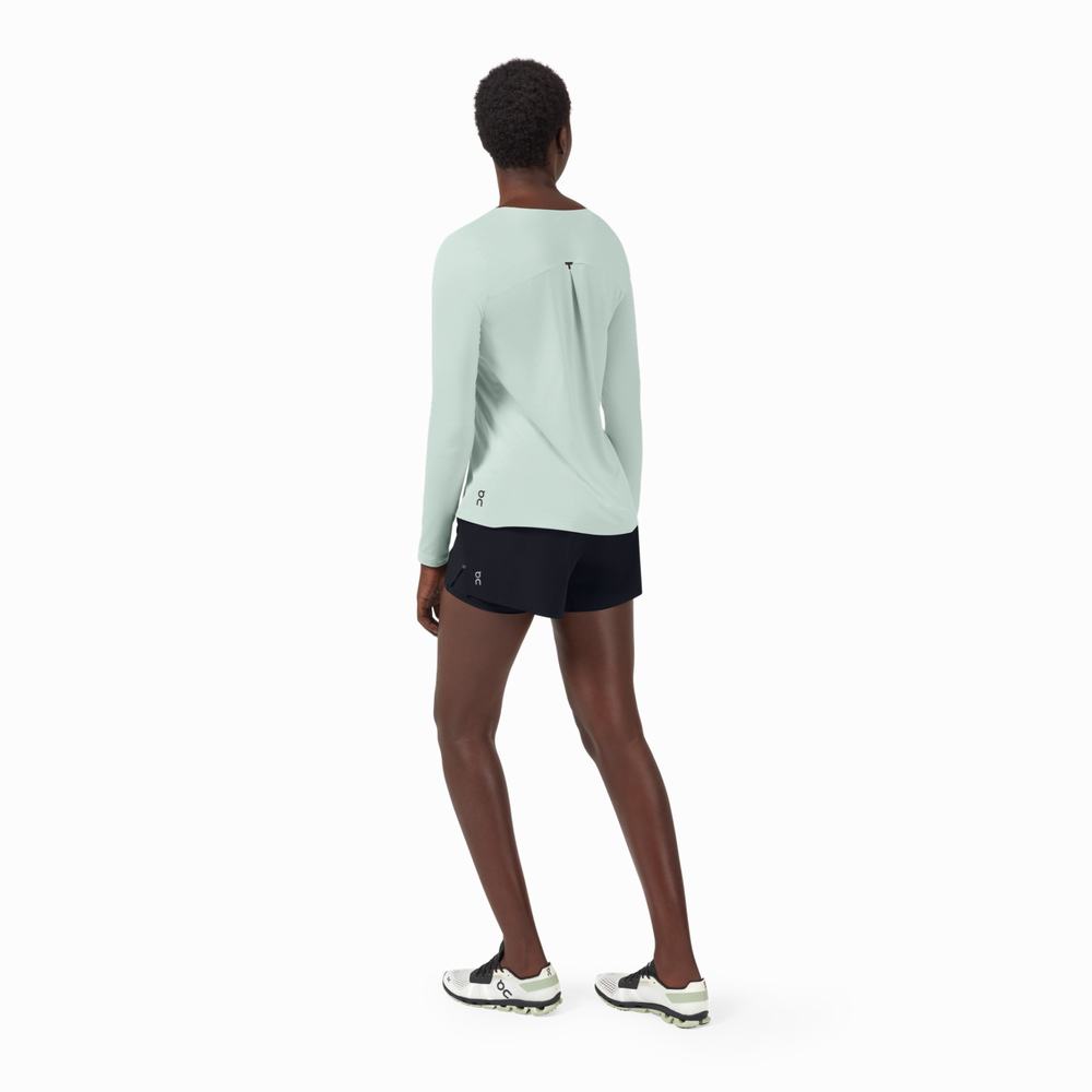 On Running Hardloopshorts Dames Zwart | 345671BXH