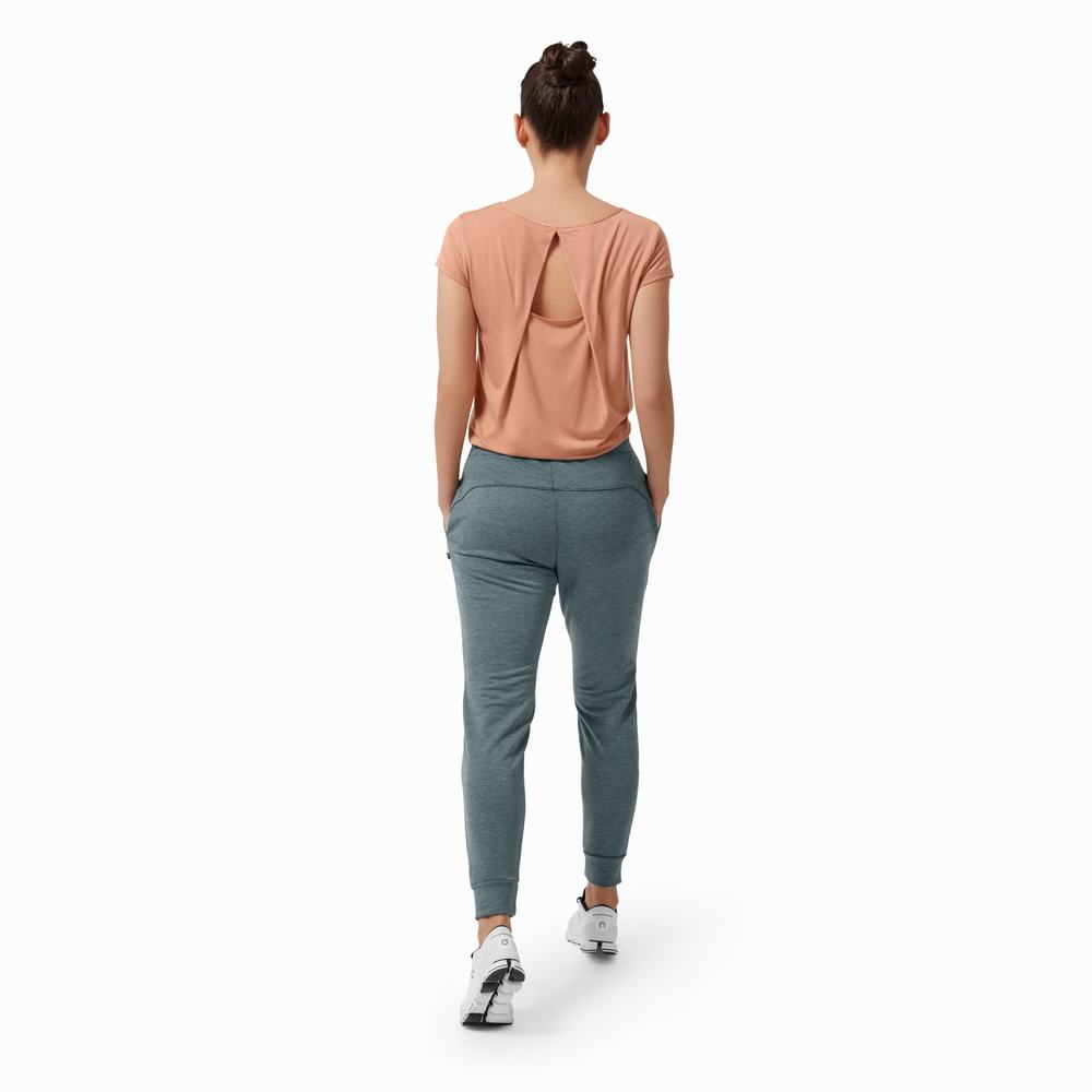 On Sweat Joggingbroek Dames Olijfgroen | 714526HFY