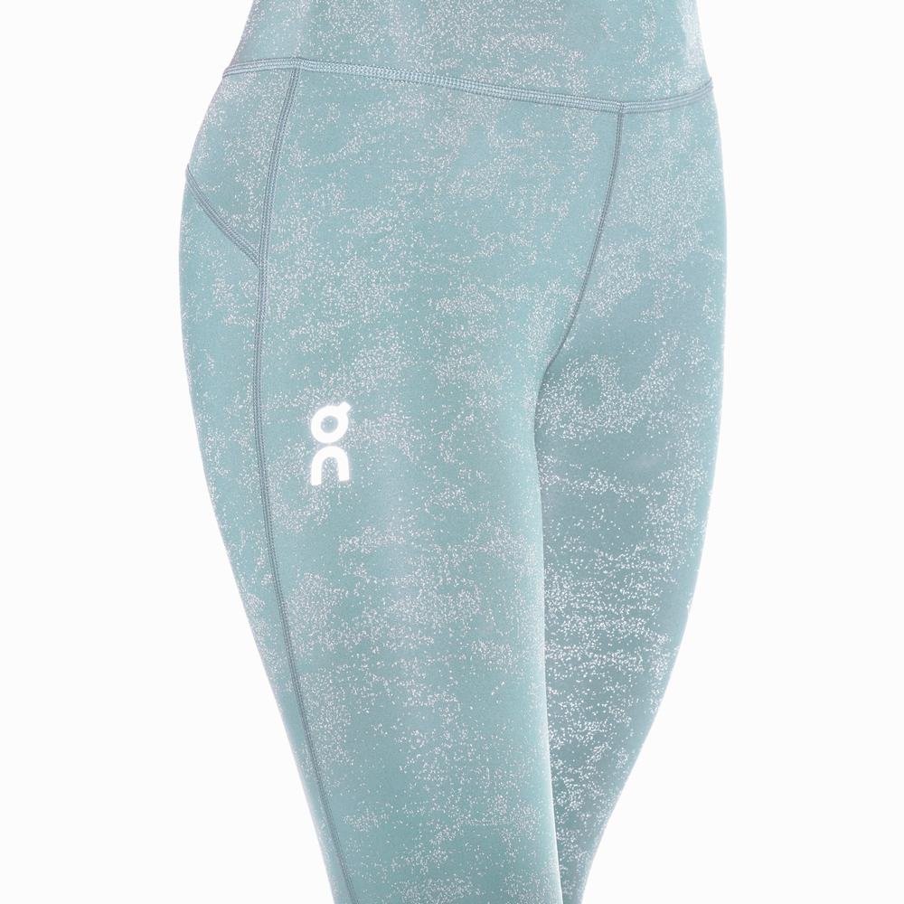 On Tights 7/8 Running Leggings Dames Olijfgroen | 349580JQN