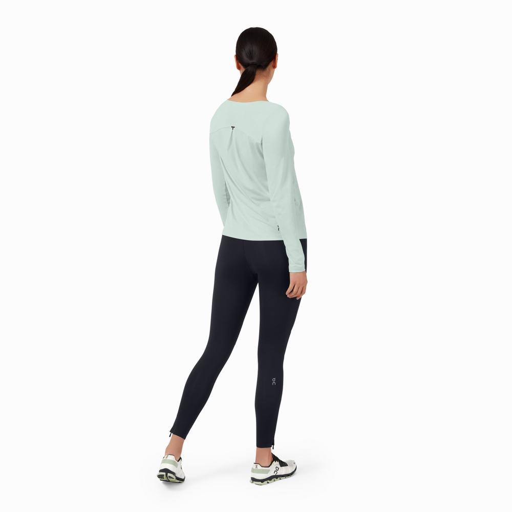 On Tights Long Pants Running Leggings Dames Zwart | 704693AHY