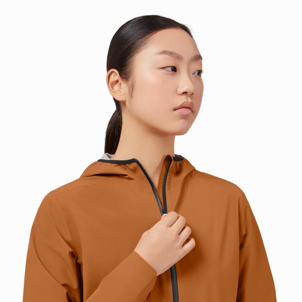 On Waterproof Anorak Jassen Dames Bruin | 045218ROE