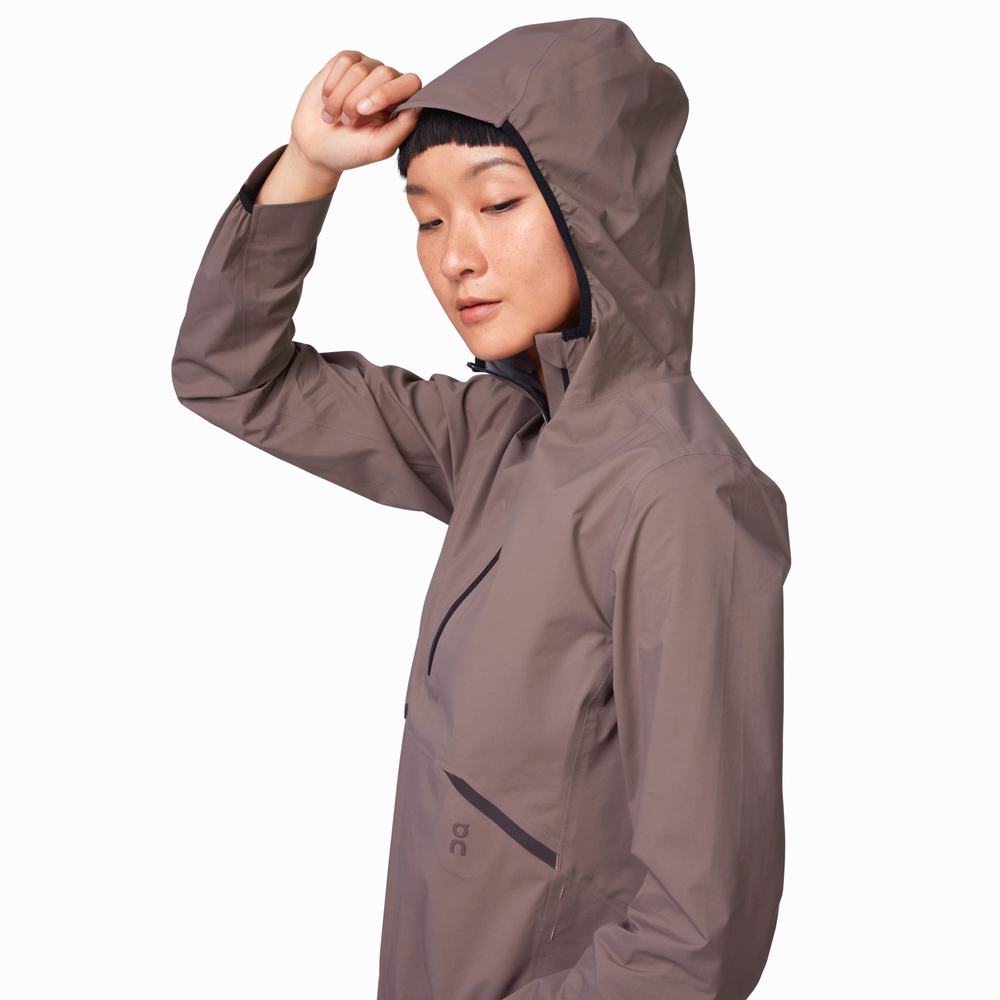 On Waterproof Anorak Jassen Dames Paars | 584279JRH