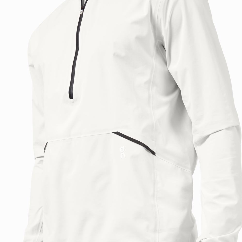 On Waterproof Anorak Jassen Heren Wit | 124503NUS