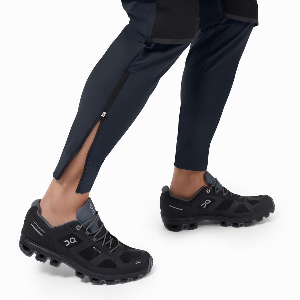 On Waterproof Broek Heren Zwart Donkerblauw | 389501EZF