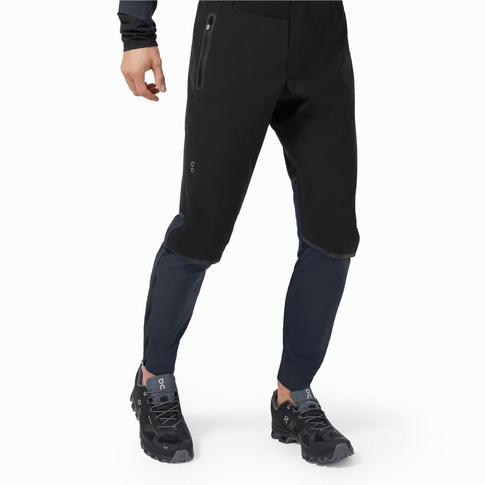 On Waterproof Broek Heren Zwart Donkerblauw | 389501EZF