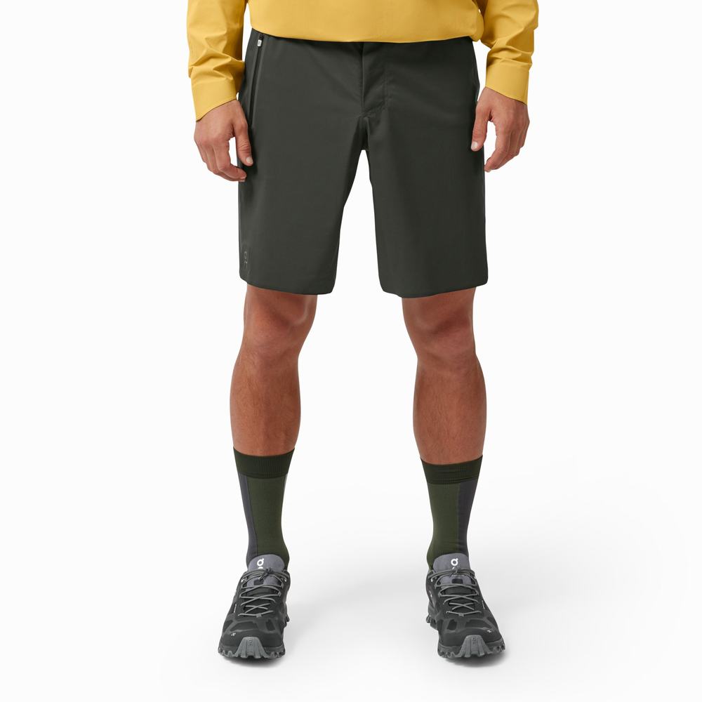 On Waterproof Hardloopshorts Heren Grijs | 682140IUL